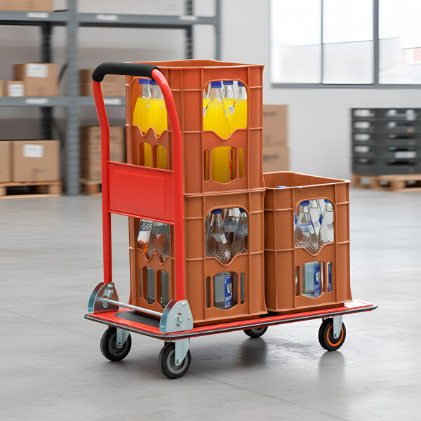 Carro Carrito Carga Plegable Plataforma Ruedas 150 Kg Negro 1