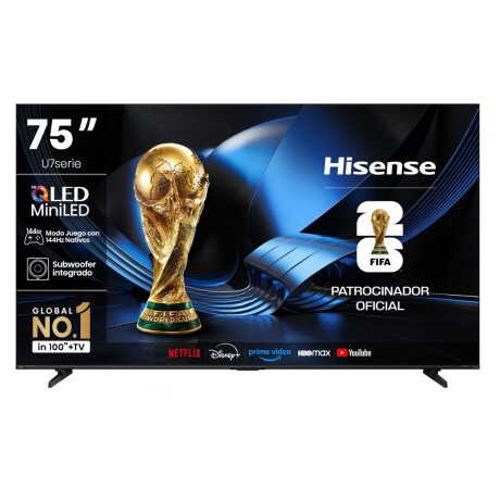 HISENSE SMART TV 75 MINI LED 75U7ESG V01