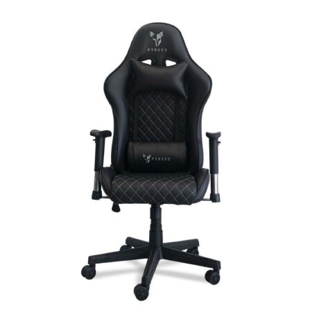 Silla Perseo Pegasus Negro / Plateado 001