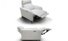 Poltrona Reclinable - Eléctrica 100% de cuero - Margot Marrón