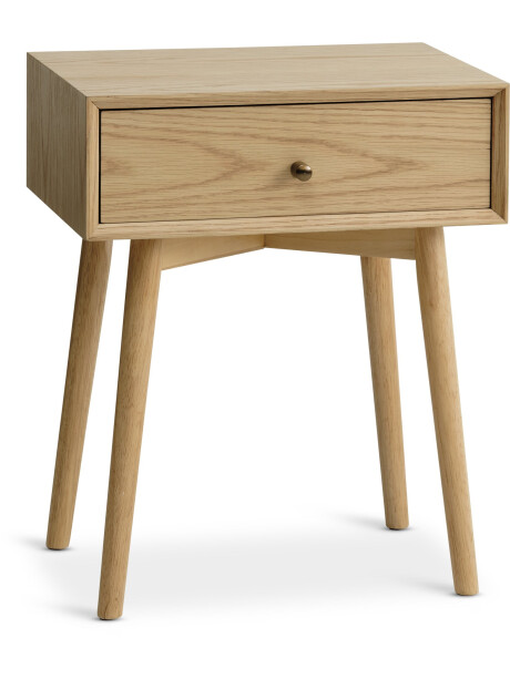 Mesa de luz HOKKSUND 1 cajón roble nat Mesa de luz HOKKSUND 1 cajón roble nat