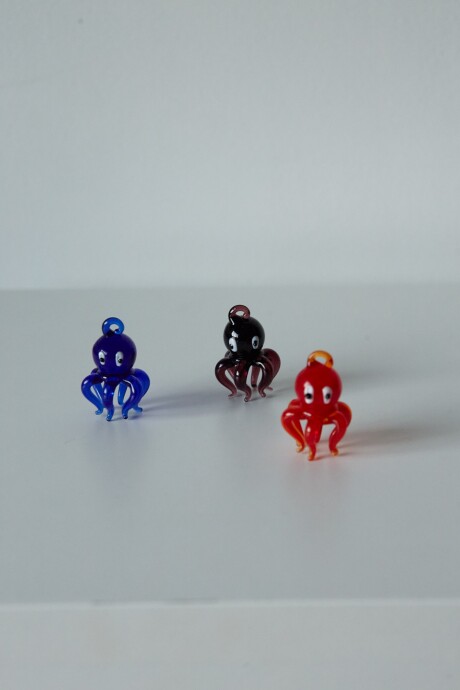 DIJE PULPO ROJO