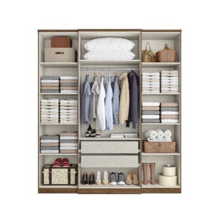 ROPERO 4P SPLENDORE CARVALHO PLUS GLASS THB ROPERO 4P SPLENDORE CARVALHO PLUS GLASS THB