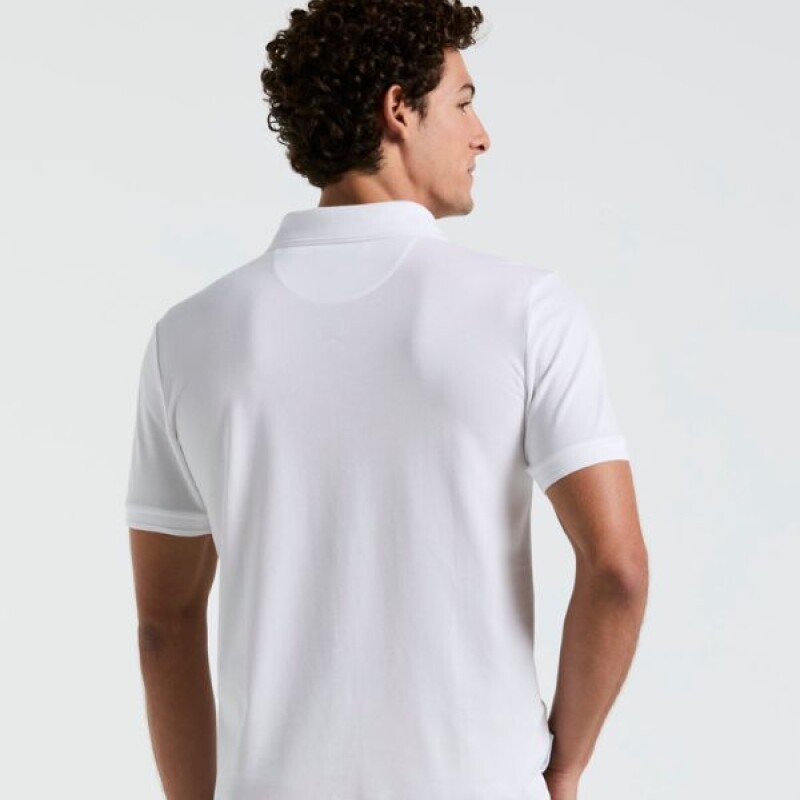 Polo Daddy Tncl Piq Sticker Penguin Blanco