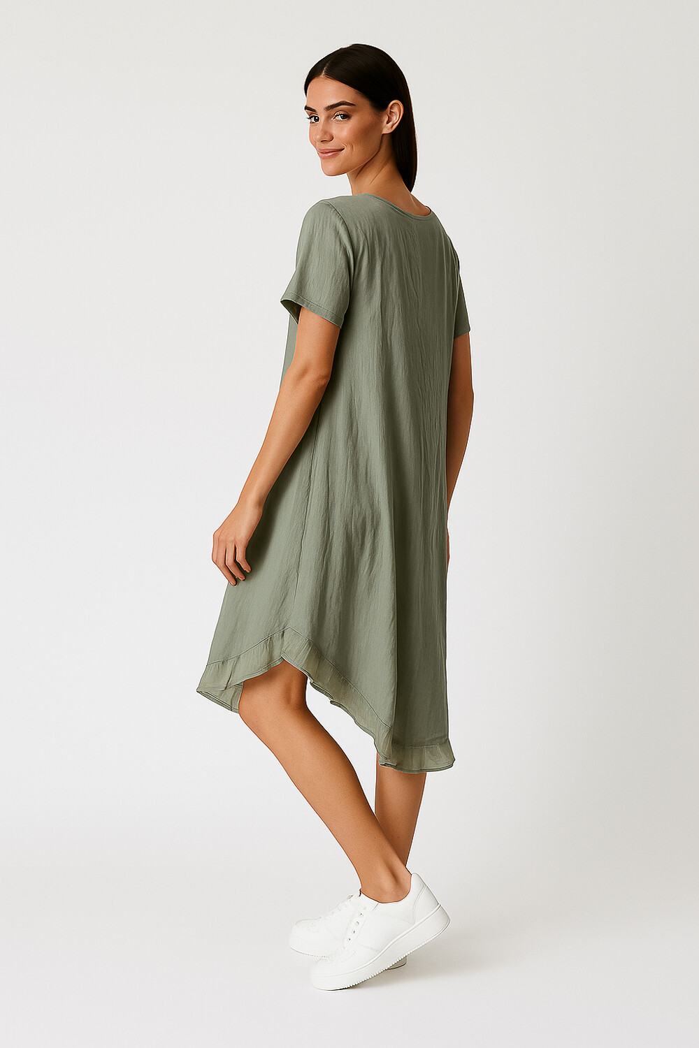 Vestido Belet Verde Azulado