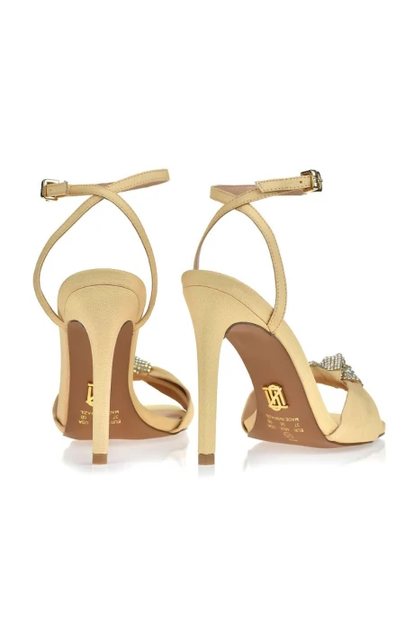 Sandalia Taco Alto Amarillo