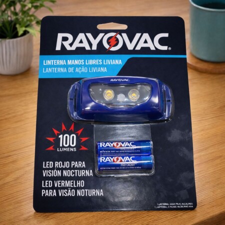 Linterna Minero Rayovac 100 Lumens 2AAA Linterna Minero Rayovac 100 Lumens 2AAA