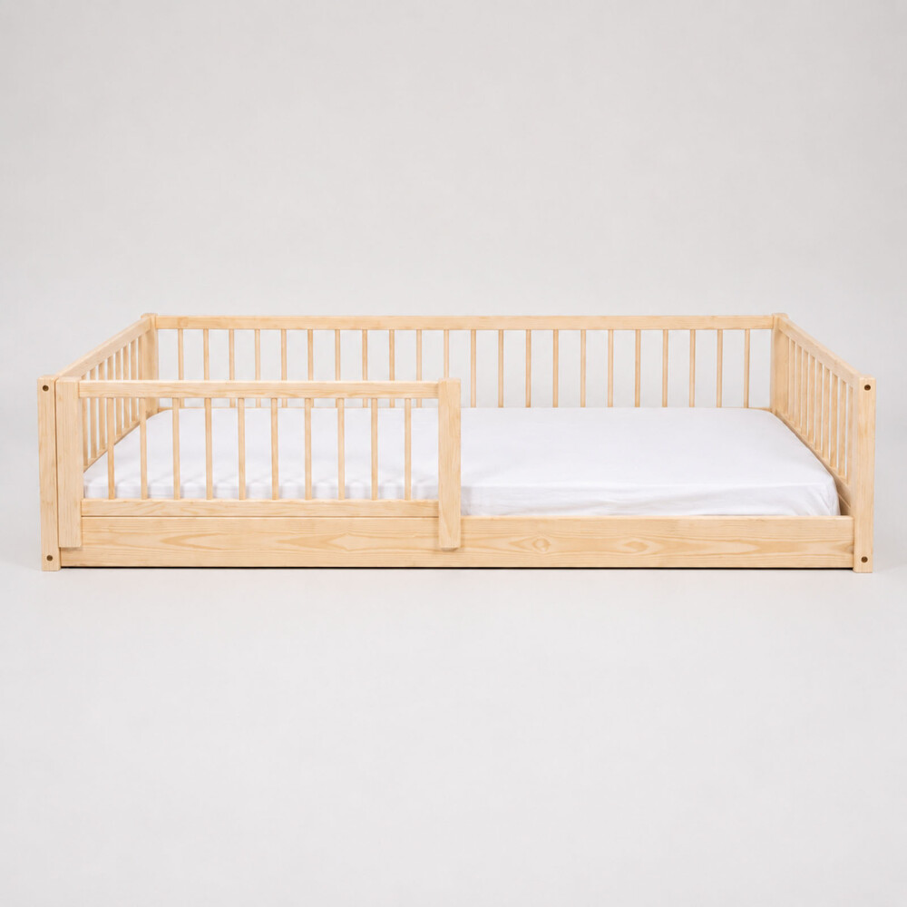 CAMA MADERA NATURAL-BEIGE FARM
