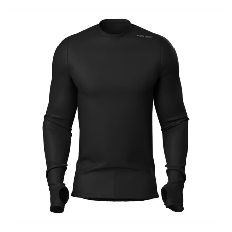 Camiseta térmica con protección UV 50+ Negro