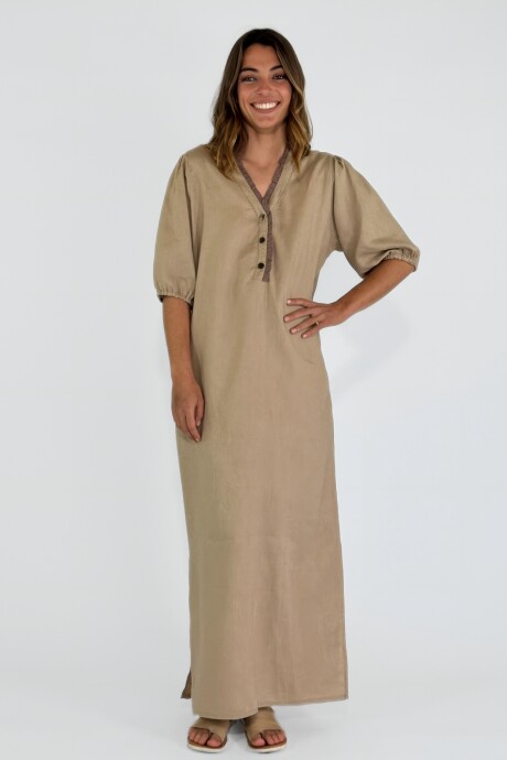 VESTIDO ISADORA Beige