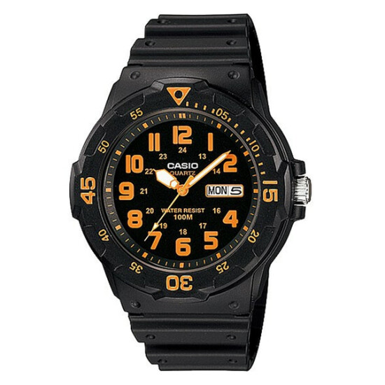 Reloj CASIO MRW200H-4BVDF Resina Negro Esfera 44mm 0