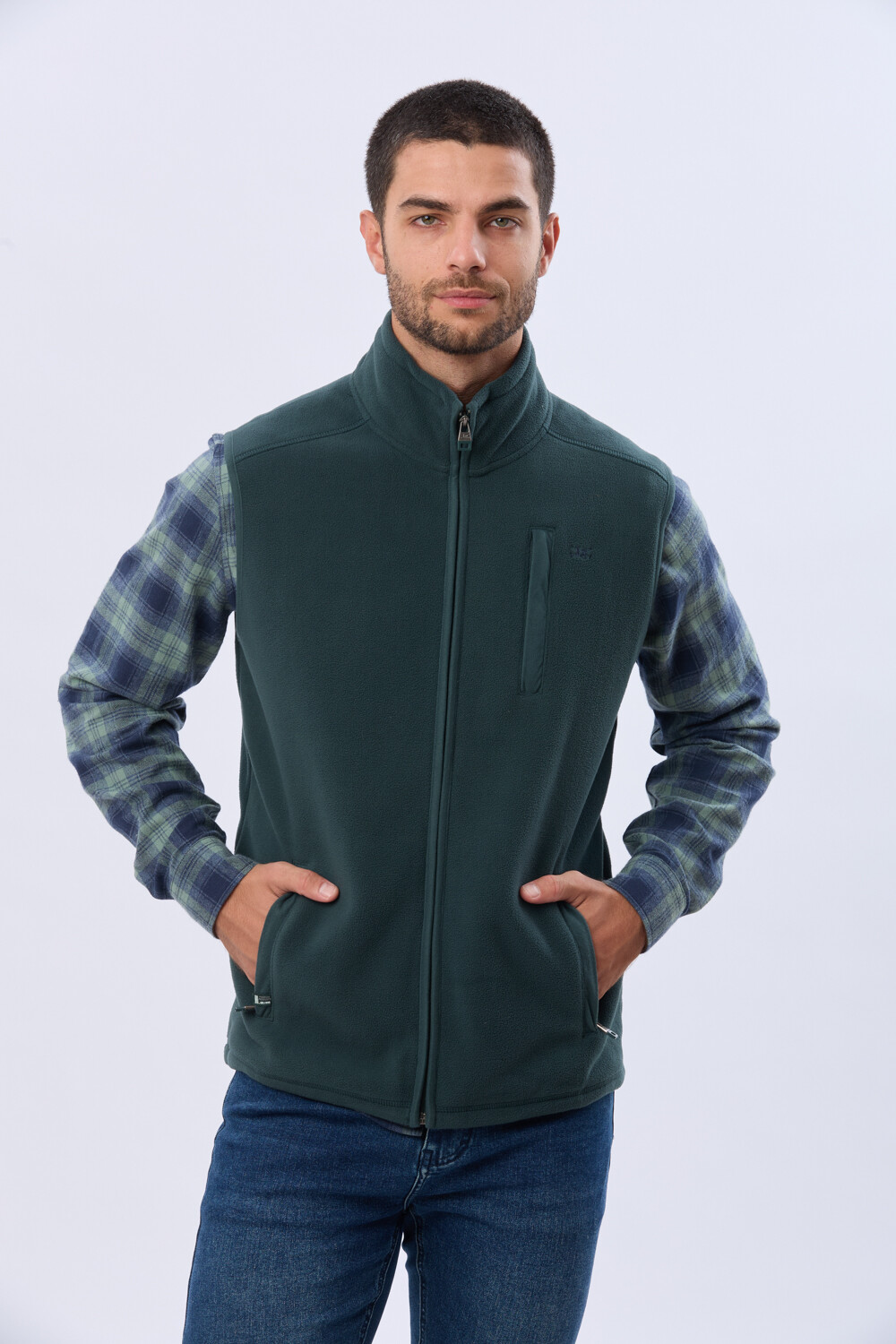 CHALECO POLAR DE ABRIGO Verde
