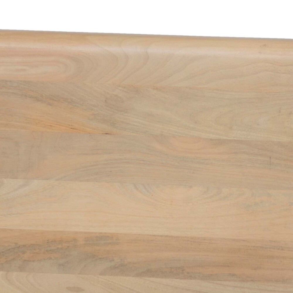 CAMA 2 PLAZAS MADERA NATURAL-BEIGE CUARZO