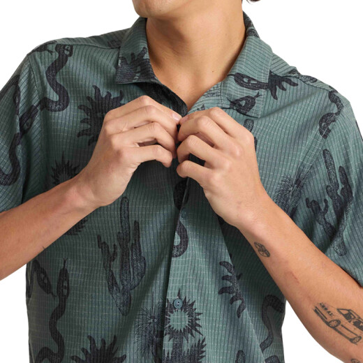 Camisa Roark Bless Up Trail - Verde Camisa Roark Bless Up Trail - Verde