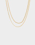 Collares Cortos Premium Silver Cortos - Dorado