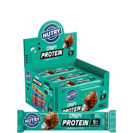 Barra de proteina 30g x12 Nutry Coco