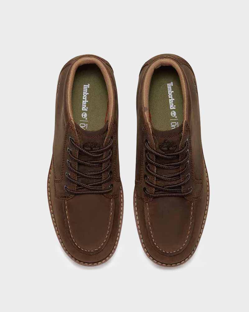 Botas Redwood Edge Mid Chukka Hombre Dark Brown Full Grain