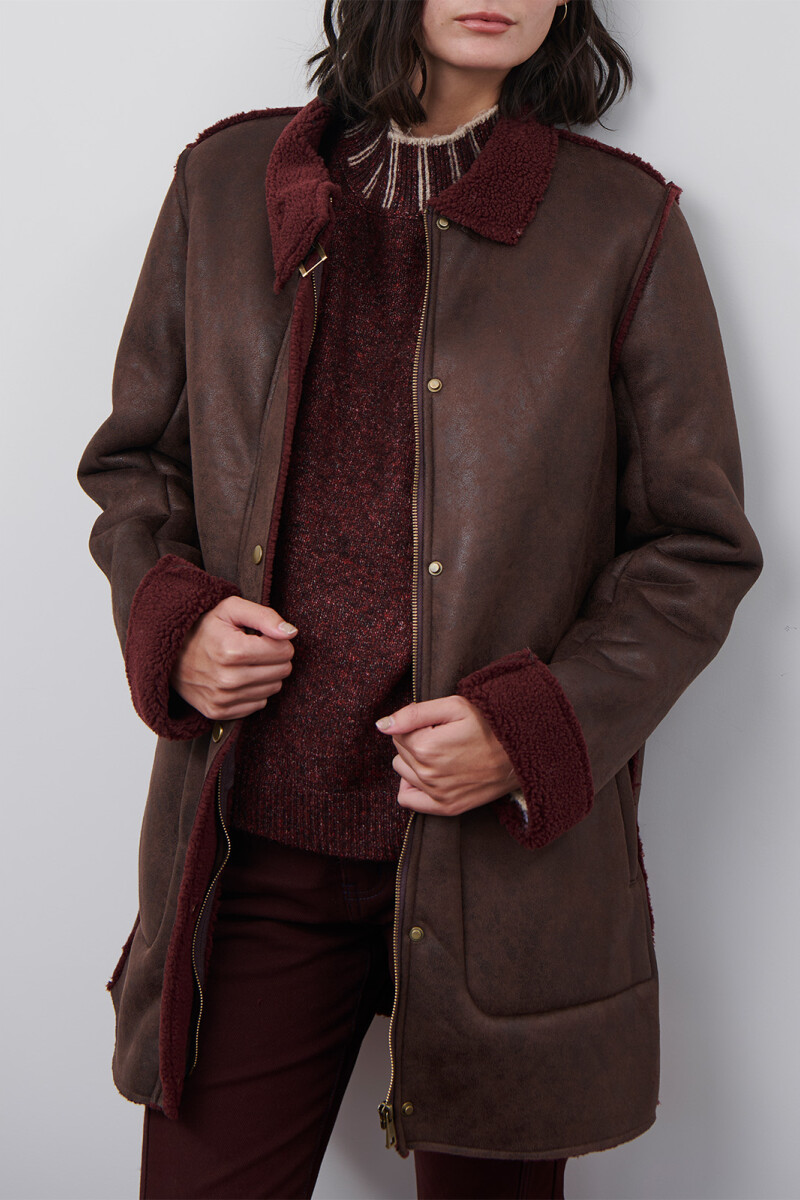 CHAQUETON GLACIAR BURDEOS