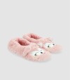 Pantufla face inv25 Rosa antique
