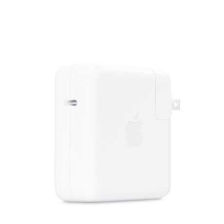 Adaptador cargador de corriente macbook apple usb-c 61w White