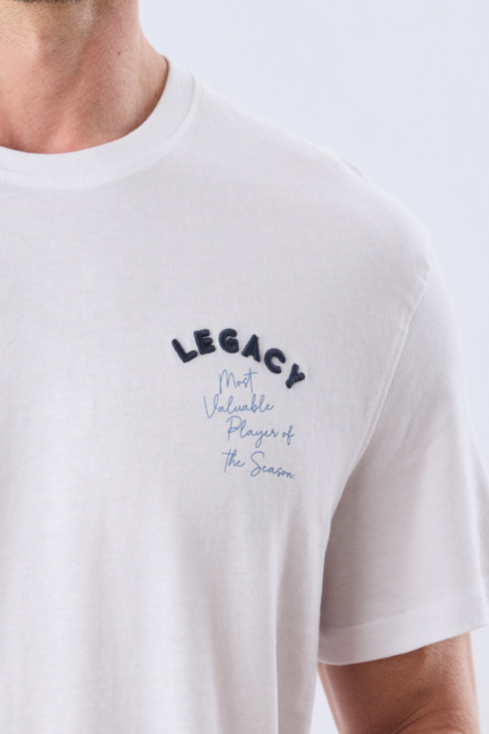 REMERA ESTAMPADA DE ALGODÓN Blanco