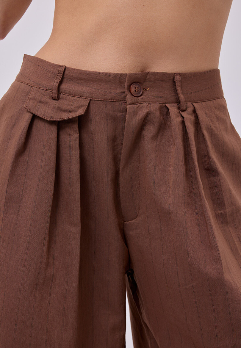 Pantalón Sastre Chocolate
