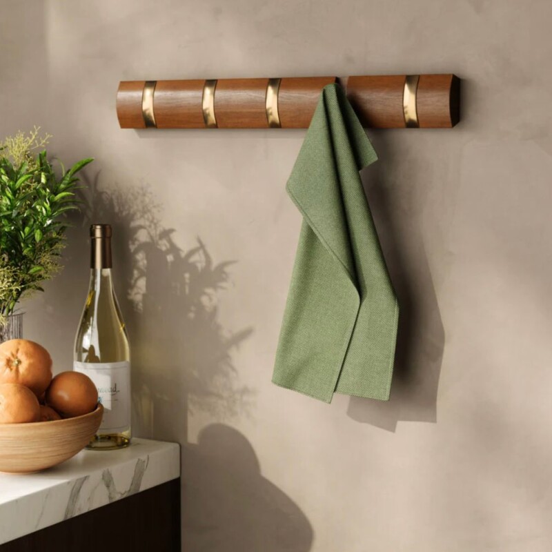 Perchero de Pared Flip 5 Ganchos Umbra Perchero de Pared Flip 5 Ganchos Umbra