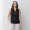 Musculosa Shine NEGRO/DORADO