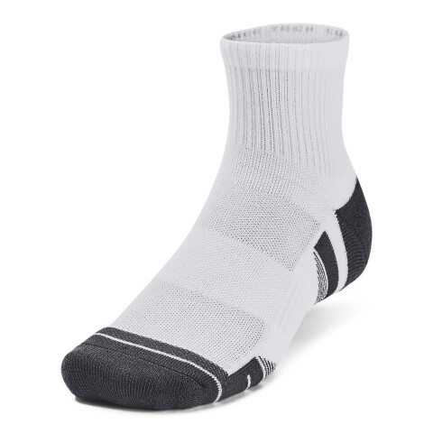 UA Performance Tech 3pk Qtr-WHT WHT-100