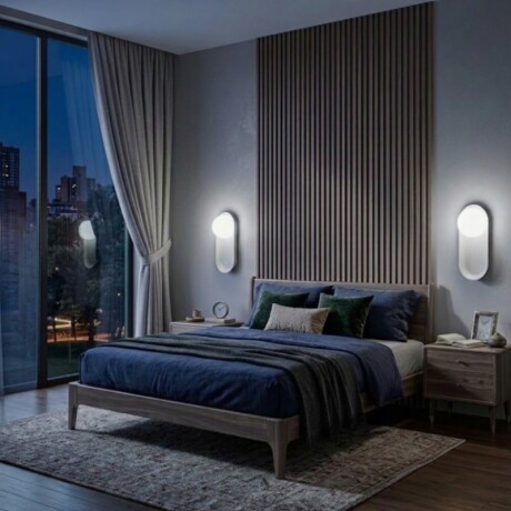 LUMINARIA DE PARED DIMERIZABLE ERICH Luminaria de Pared LED Erich CCT 5W Dimerizable Blanco