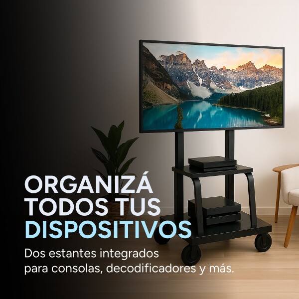 Soporte De Piso Para Tv Monitor 32 A 70 Pulgadas Ruedas Soporte De Piso Para Tv Monitor 32 A 70 Pulgadas Ruedas