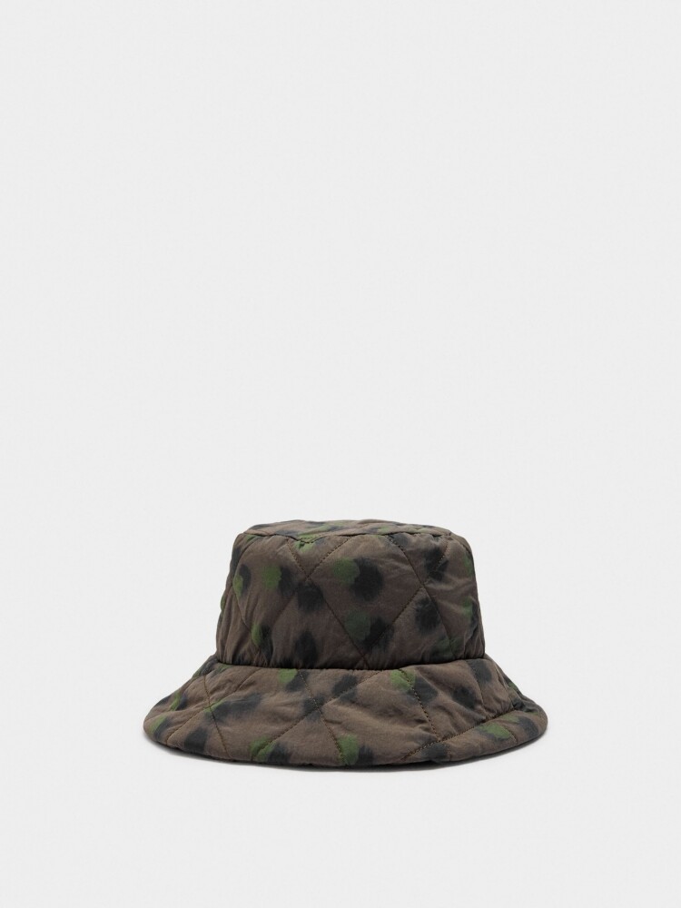 Gorro Bucket Acolchado De Nylon multicolor