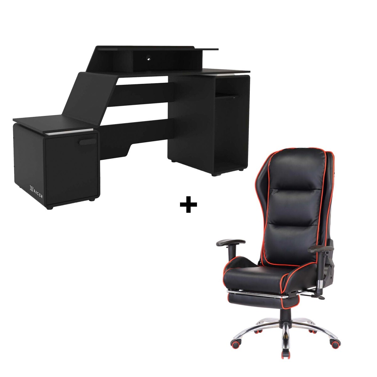 SILLA - CONFORT + ESCRITORIO GAMER SPACE 2 XT 