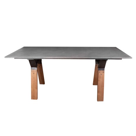 MESA DE COMEDOR CONCRETO GRIS CEMENTO