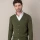 Cardigan lana merino Verde