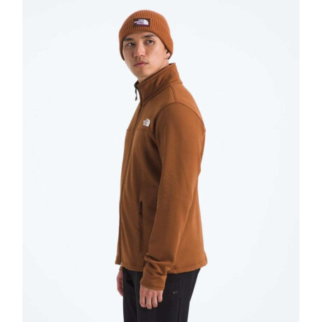 Campera Polar Cedar Trail Grid hombre Burnt Umber