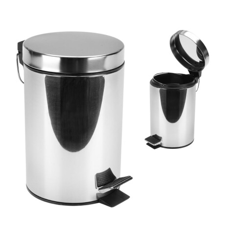 Cesto de basura 5 Litros Residuos Papelera Extraíble Acero Inoxidable cb003 Cesto de basura 5 Litros Residuos Papelera Extraíble Acero Inoxidable cb003