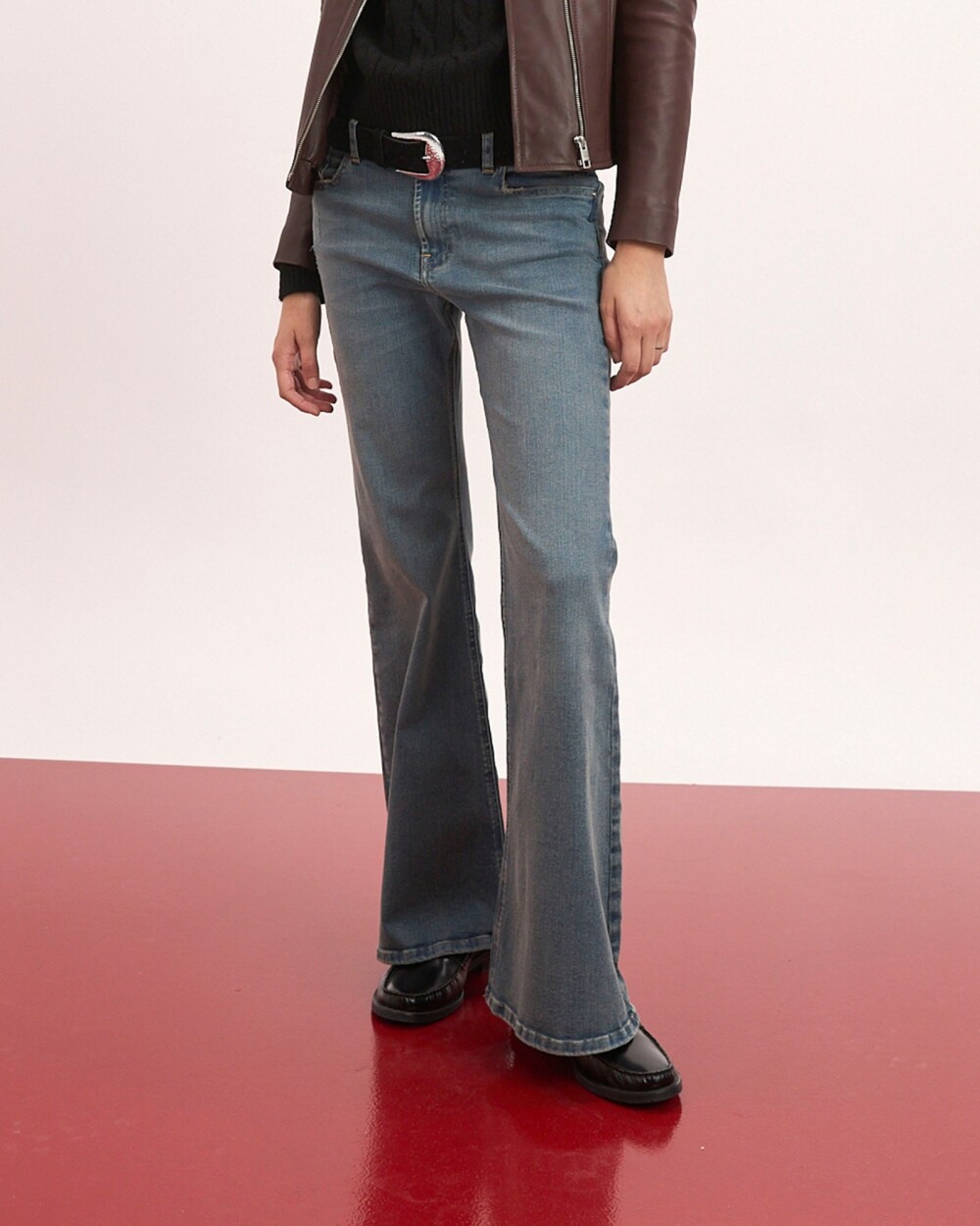 Denim Flare Sky Azul