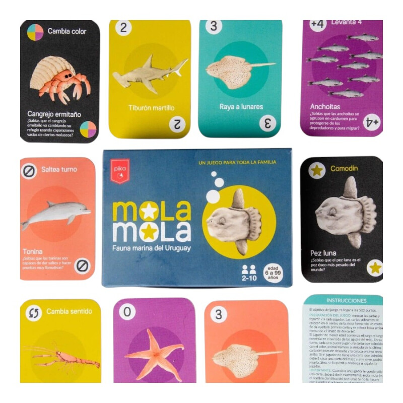 Juego de Cartas Mola Mola Pika Juego de Cartas Mola Mola Pika