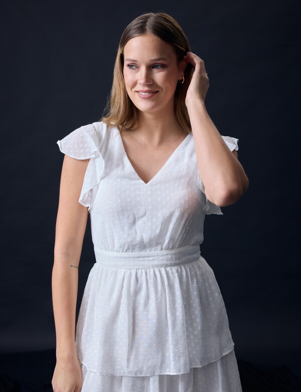 Vestido Capas CRUDO