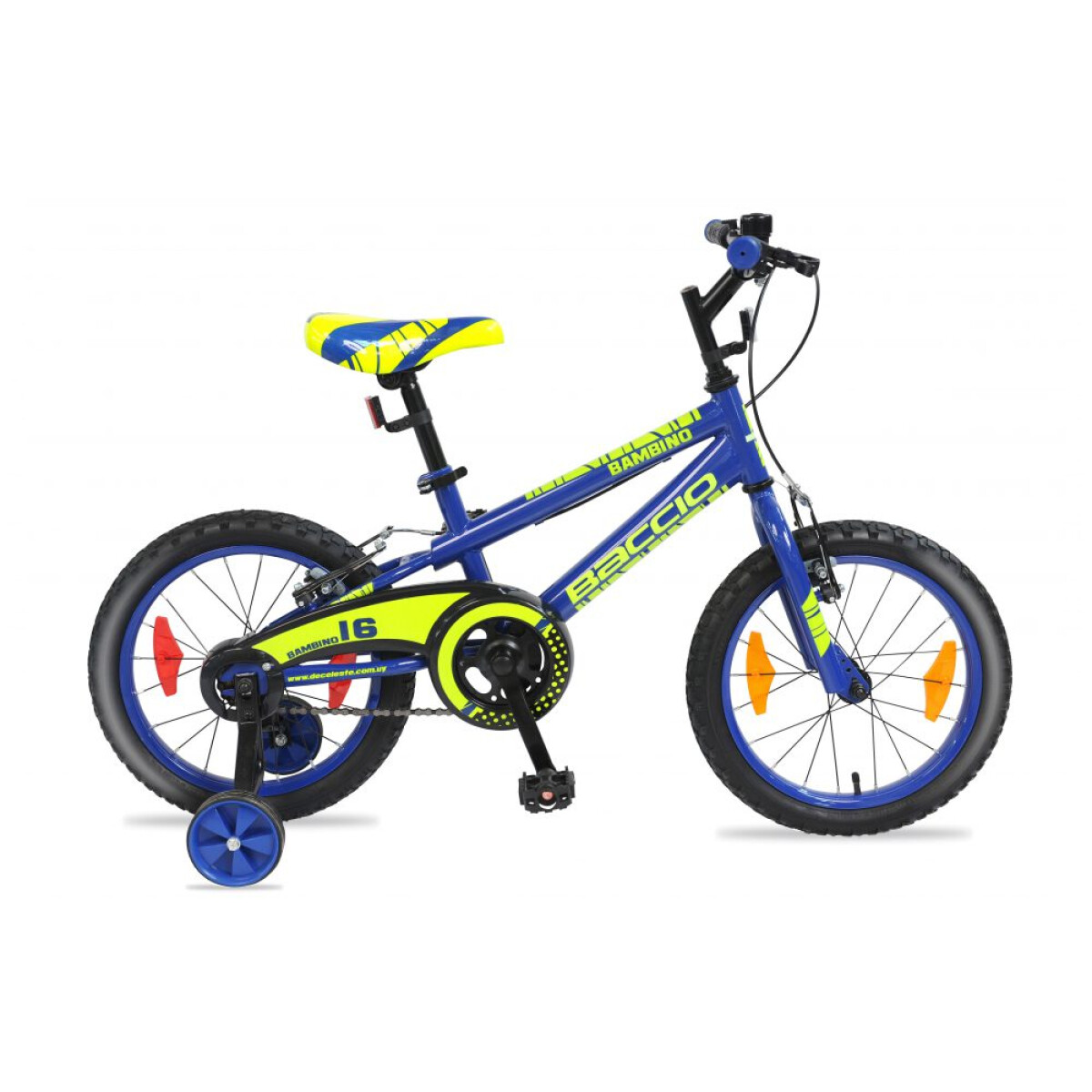 Bicicleta Baccio Bambino Rodado 16 - Azul y verde 