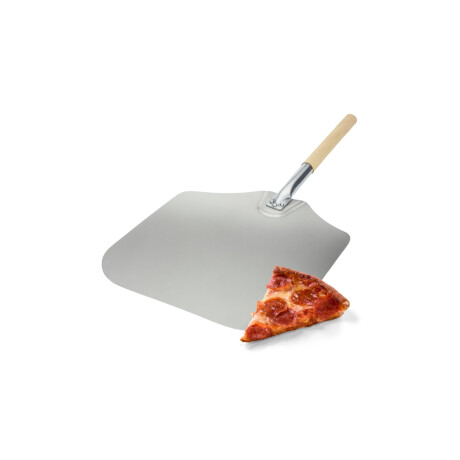 Pala para pizza aluminio 36x41cm con mango madera 480 mm Pala para pizza aluminio 36x41cm con mango madera 480 mm