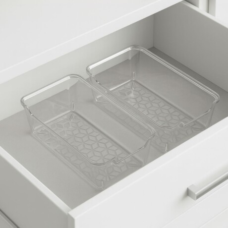 Organizador de acrílico 8,5 x 17,2 cm TRANSPARENTE