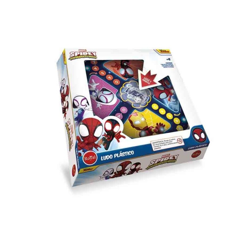 Ludo Infantil Spider-Man – Royal LUDO PLASTICO SPIDEY ROYAL