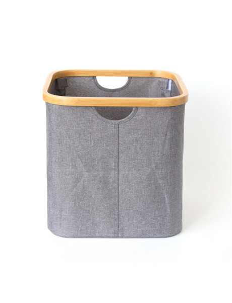 ORGANIZADOR BORDE MADERA 33X33X33CM EXT TELA GRIS ORGANIZADOR BORDE MADERA 33X33X33CM EXT TELA GRIS