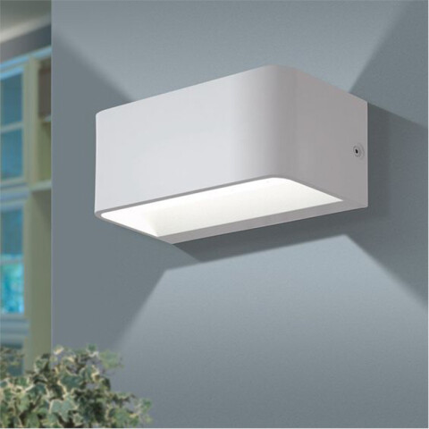 Aplique LED de pared rectang. blanco 10W SANIA 4 EG1175