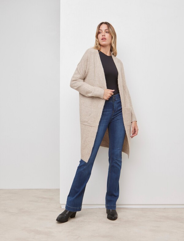 Cardigan Bolsillos BEIGE