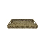 BANDEJA RECTANGULAR 38x28xH4.5CMS FIBRA NATURAL BANDEJA RECTANGULAR 38x28xH4.5CMS FIBRA NATURAL