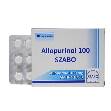 Allopurinol 100 Szabo 30 COM Allopurinol 100 Szabo 30 COM