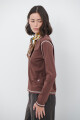 REMERA COTTON M/L MARRON